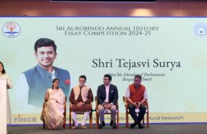 பெங்களூரில் நடைபெற்ற ஸ்ரீ அரவிந்தோ வருடாந்திர வரலாற்றுக் கட்டுரைப் போட்டி 2024-25 இல் வெற்றியாளர்கள் கௌரவிப்பு