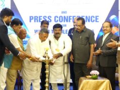 பெங்களூருவில் நடைபெறவுள்ள உலகளாவிய ஜவுளி கண்காட்சிக்கான ‘வேர்ல்ட் டெக்ஸ்டைல் இந்தியா 2026’ இலச்சினை அறிமுகம்
